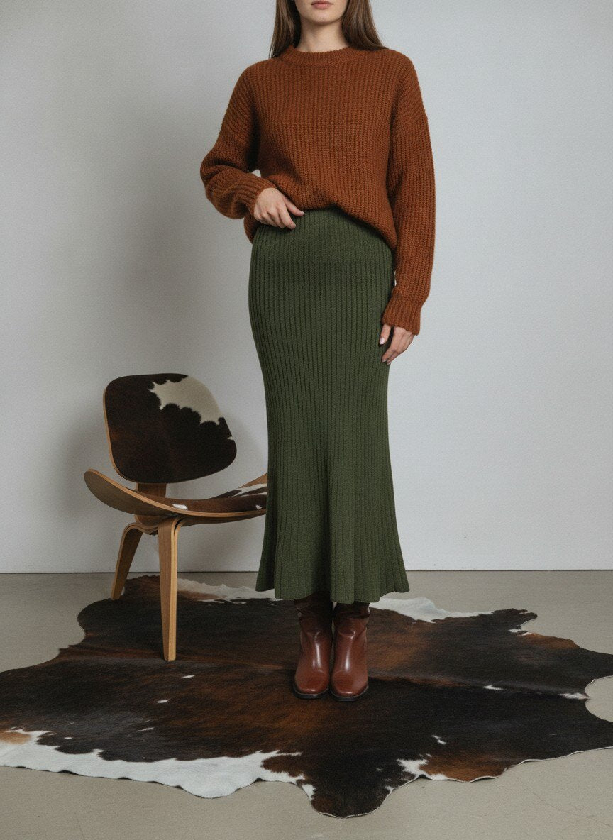 Ribbineulottu merenneitohame, Khaki