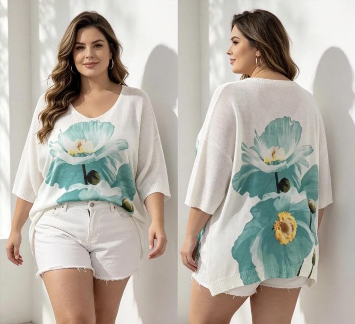 New Collection NeulePusero Kukka 181 tuotekuva 1