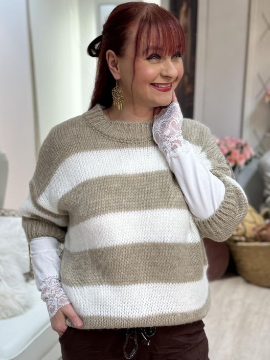 New Collection Neulepusero Raita 56302 tuotekuva 1