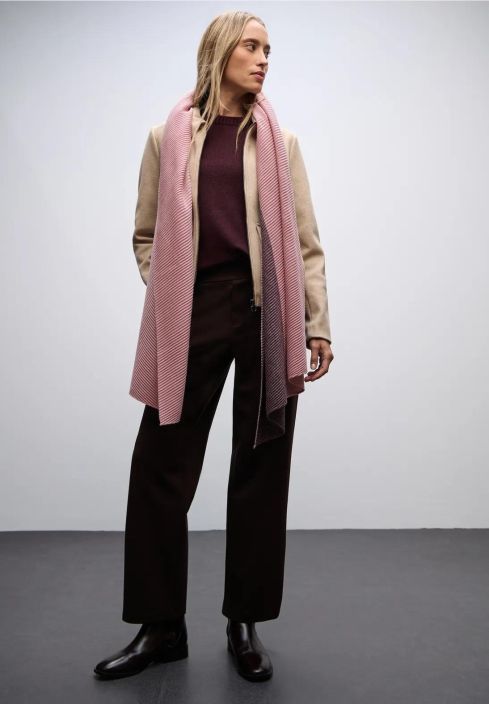 Street One Huivi Pliseerattu 572992 Jazz Berry Melange tuotekuva 3