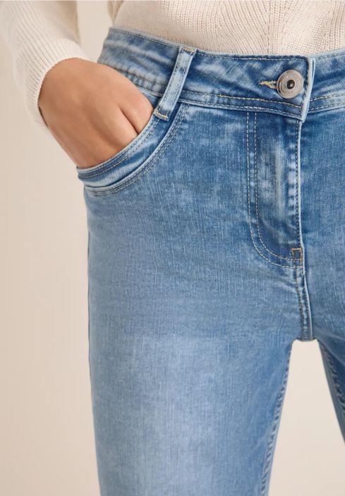 Cecil Farkut Toronto Bootcut 380036 Light Blue Wash tuotekuva 8