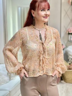 A -VIEW A-VIEW SifonkiJakku Flounce 4936 Sand-Peach