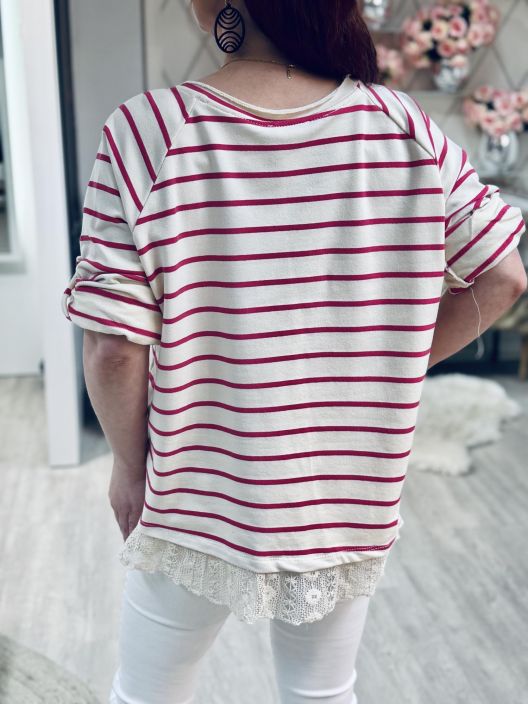 New Collection CollegeTunika Raita-Pitsi 3476 tuotekuva 4 New Collection CollegeTunika Raita-Pitsi 3476 tuotekuva 4