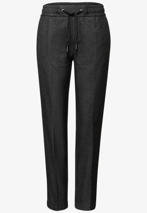 Street One Housut Bonny Melange 380134 Anthracite tuotekuva 10