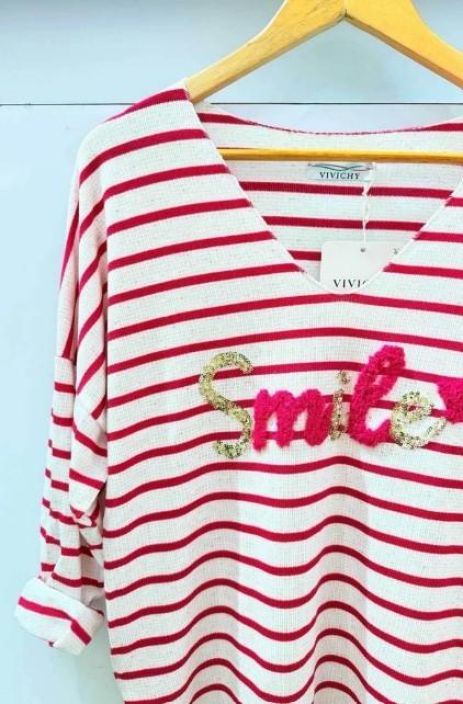 New Collection T-Paita Smile 80752 tuotekuva 10