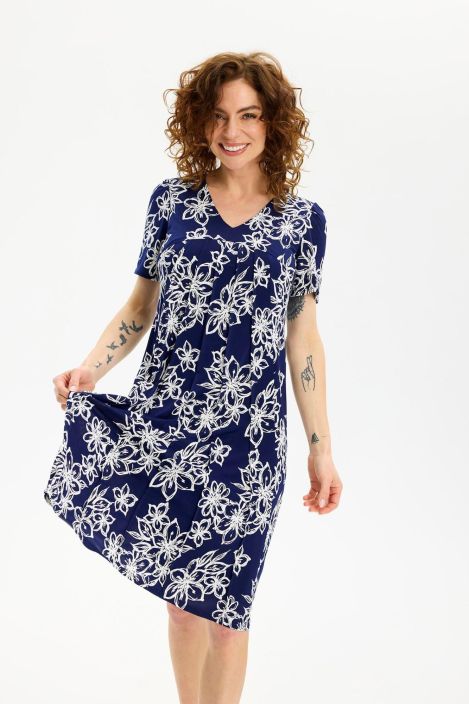 In Front Mekko Lucy 16711 Navy tuotekuva 4