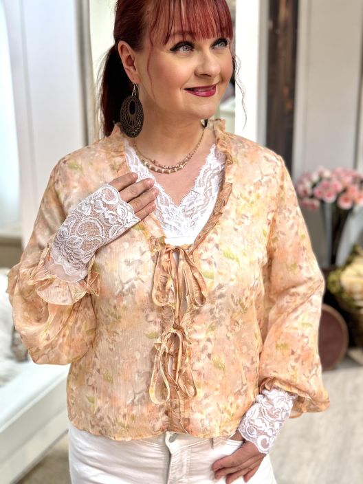 A-VIEW SifonkiJakku Flounce 4936 Sand-Peach tuotekuva 1 A-VIEW SifonkiJakku Flounce 4936 Sand-Peach tuotekuva 1