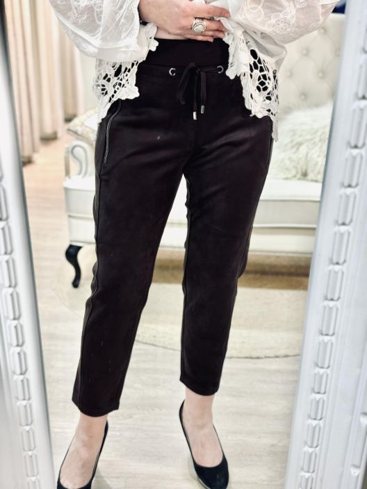 Street One KeinomokkaHousut Bonny Zip 379659 Deep Roast Brown tuotekuva 5