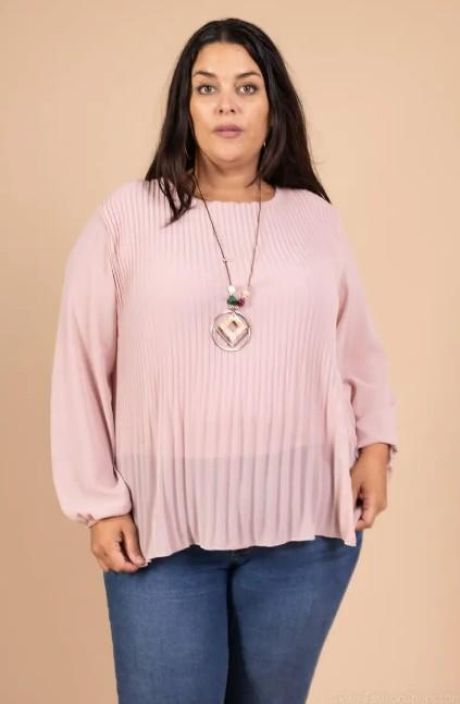 New Collection Sifonkipusero 45312 Pliseerattu tuotekuva 19