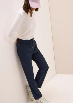 CECIL Cecil Housut Tracey 379531 Tummansininen