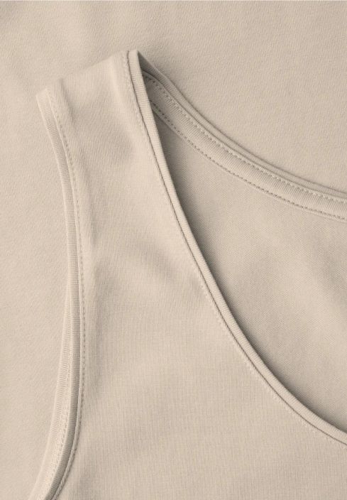 Street One TrikooToppi Anni 322896 Cotton Beige tuotekuva 5