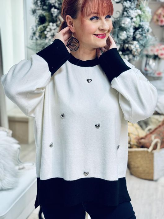 New Collection NeulePusero HopeaSydän 2661 tuotekuva 4 New Collection NeulePusero HopeaSydän 2661 tuotekuva 4