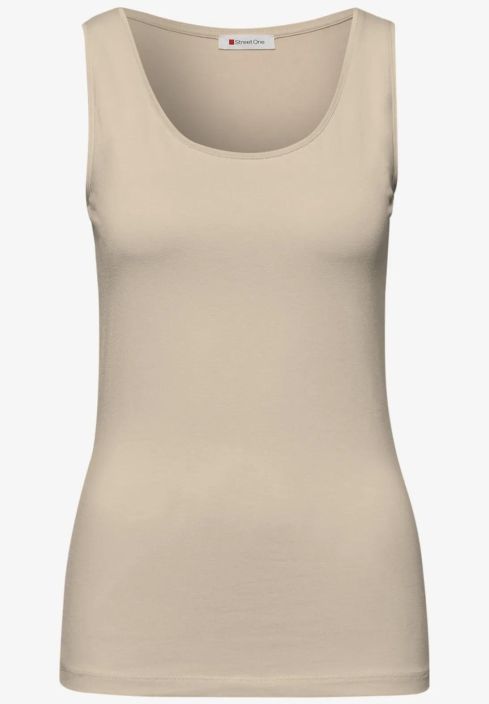 Street One TrikooToppi Anni 322896 Cotton Beige tuotekuva 4