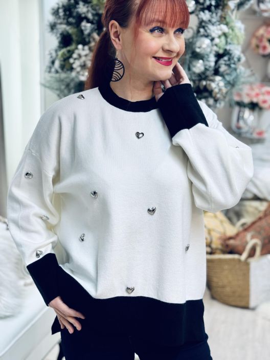 New Collection NeulePusero HopeaSydän 2661 tuotekuva 3 New Collection NeulePusero HopeaSydän 2661 tuotekuva 3