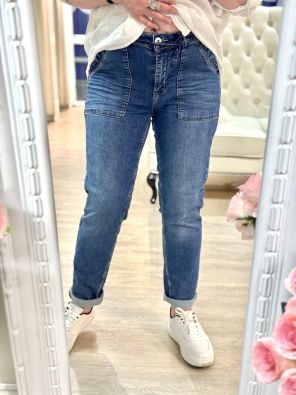 CECIL Cecil Farkut Tracey 380769 Mid Blue