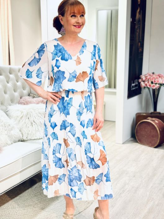 New Collection SifonkiMekko Lehti 946 Pliseerattu tuotekuva 1