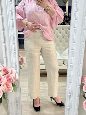 ANNA MONTANA Anna Montana Pellavahousut Cannes 5600