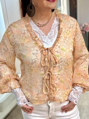 A -VIEW A-VIEW SifonkiJakku Flounce 4936 Sand-Peach