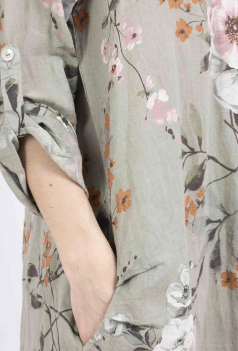 New Collection PellavaTunika/Mekko Kukka 123 tuotekuva 11