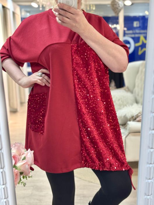 New Collection CollegeMekko/Tunika Paljetti 30921 tuotekuva 3