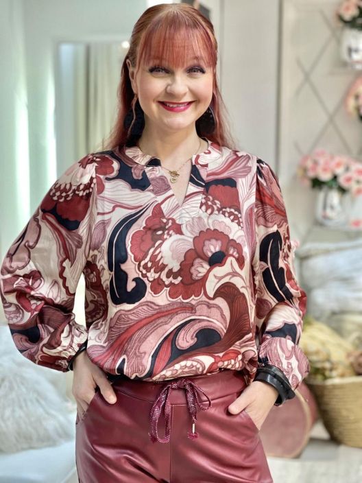 2B SatiiniPusero Runa 1021377 Rose Leaf tuotekuva 1