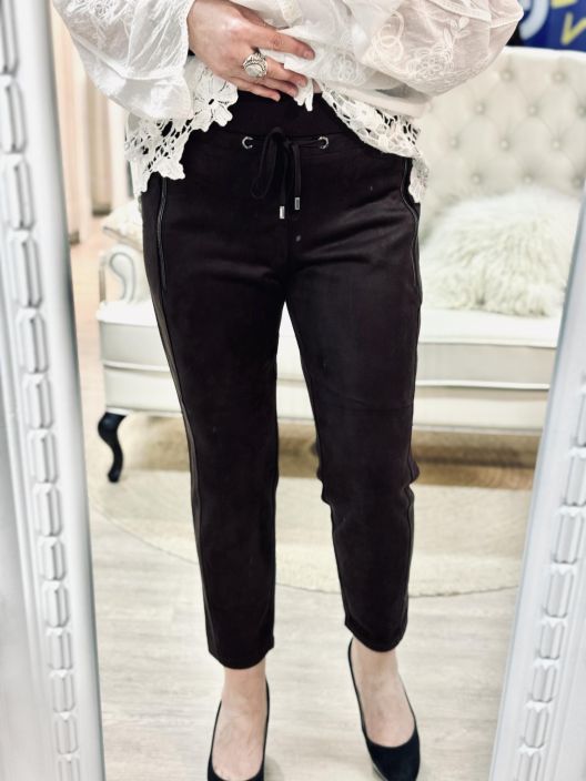 Street One KeinomokkaHousut Bonny Zip 379659 Deep Roast Brown