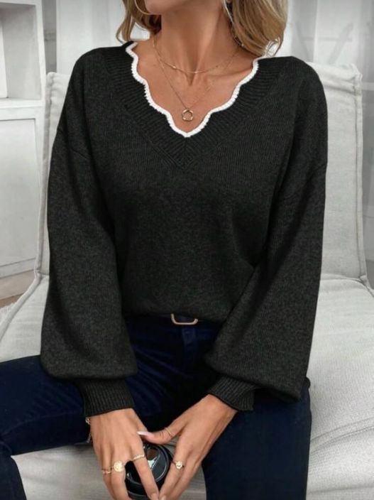 New Collection NeulePusero RusettiNauha 7931 tuotekuva 5 New Collection NeulePusero RusettiNauha 7931 tuotekuva 5