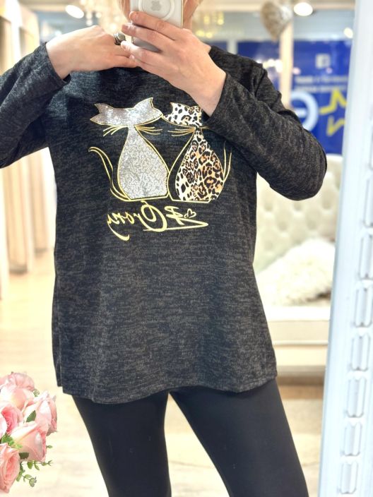 New Collection NeulePusero Cat 603 tuotekuva 2 New Collection NeulePusero Cat 603 tuotekuva 2