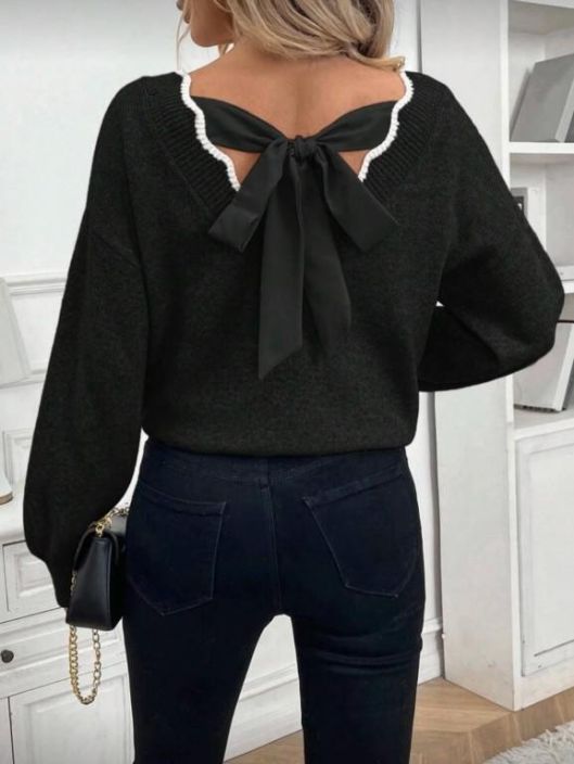 New Collection NeulePusero RusettiNauha 7931 tuotekuva 1 New Collection NeulePusero RusettiNauha 7931 tuotekuva 1