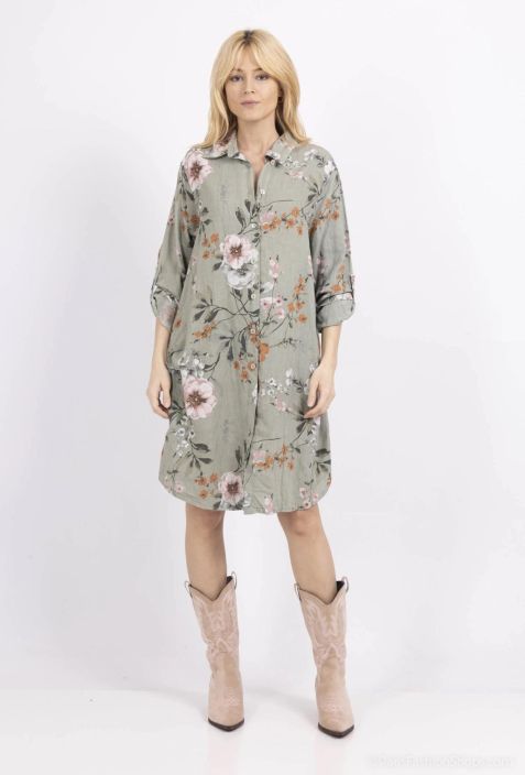New Collection PellavaTunika/Mekko Kukka 123 tuotekuva 9