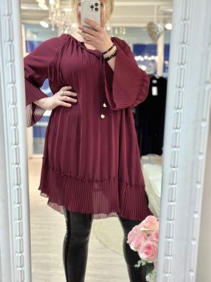 NEW COLLECTION New Collection Sifonkimekko/Tunika 25952 Pliseerattu