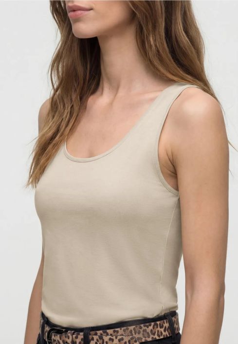 Street One TrikooToppi Anni 322896 Cotton Beige tuotekuva 3