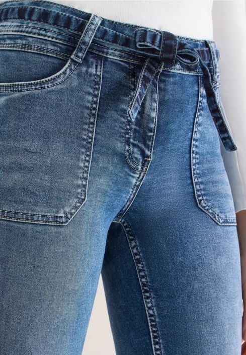 Cecil FarkkuJoggerit Scarlett 380539 Mid Blue Used tuotekuva 5 Cecil FarkkuJoggerit Scarlett 380539 Mid Blue Used tuotekuva 5