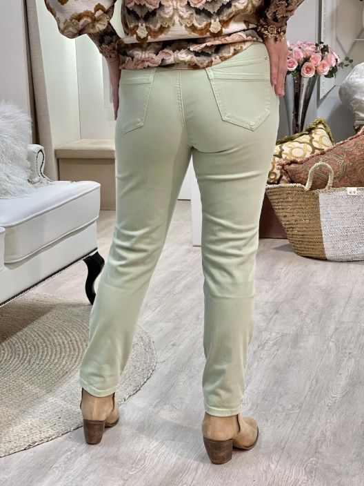Anna Montana Housut Angelika Jump In Slim 1106 Pear Green tuotekuva 1