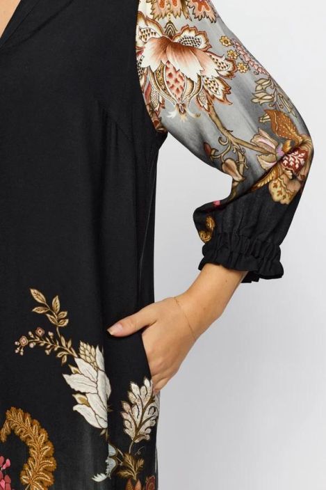 2B Mekko Valmas 1021423 Black Flower tuotekuva 12