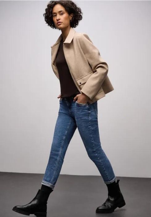 Street One Farkut Boyfriend Loose Fit 379525 Light Blue Wash tuotekuva 5