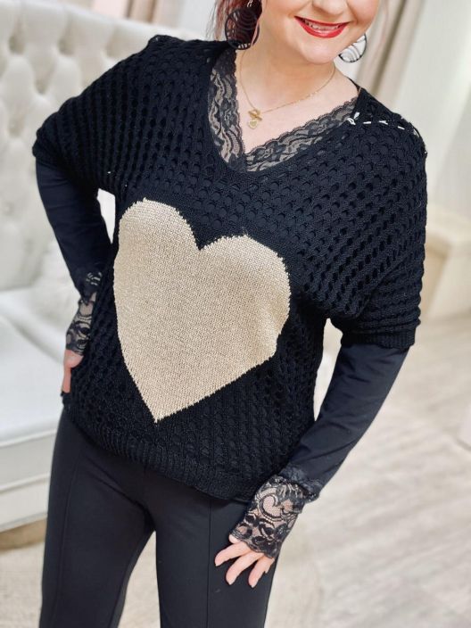 New Collection VerkkoNeule KultaSydän 20086 tuotekuva 3 New Collection VerkkoNeule KultaSydän 20086 tuotekuva 3