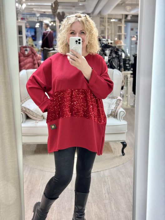 New Collection Tunika PaljettiCollege 2092 tuotekuva 6 New Collection Tunika PaljettiCollege 2092 tuotekuva 6