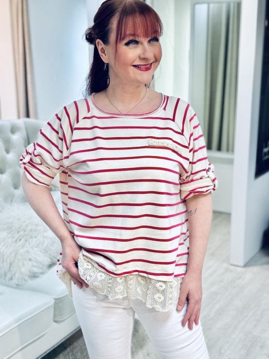 New Collection CollegeTunika Raita-Pitsi 3476 tuotekuva 3 New Collection CollegeTunika Raita-Pitsi 3476 tuotekuva 3