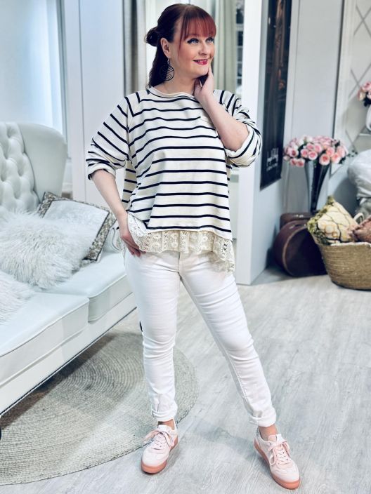 New Collection CollegeTunika Raita-Pitsi 3476 tuotekuva 5 New Collection CollegeTunika Raita-Pitsi 3476 tuotekuva 5