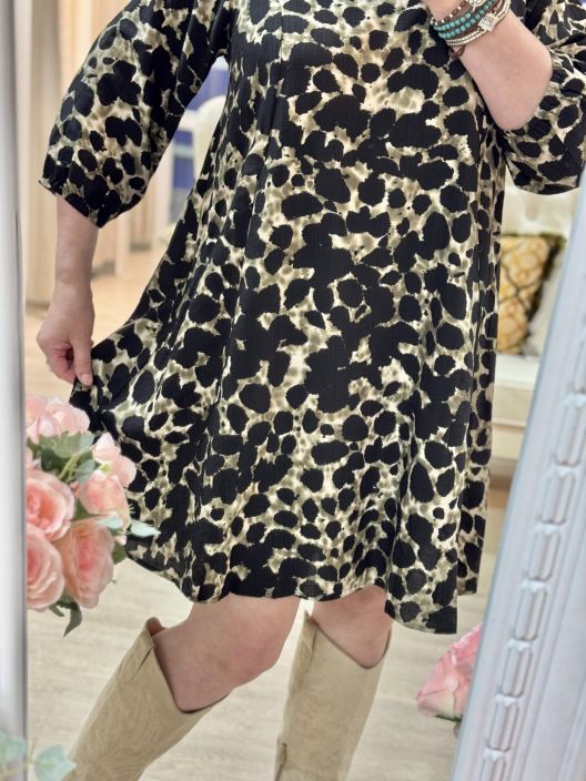 Studio TunikaMekko Birgitte 256817 Black-Green tuotekuva 2 Studio TunikaMekko Birgitte 256817 Black-Green tuotekuva 2