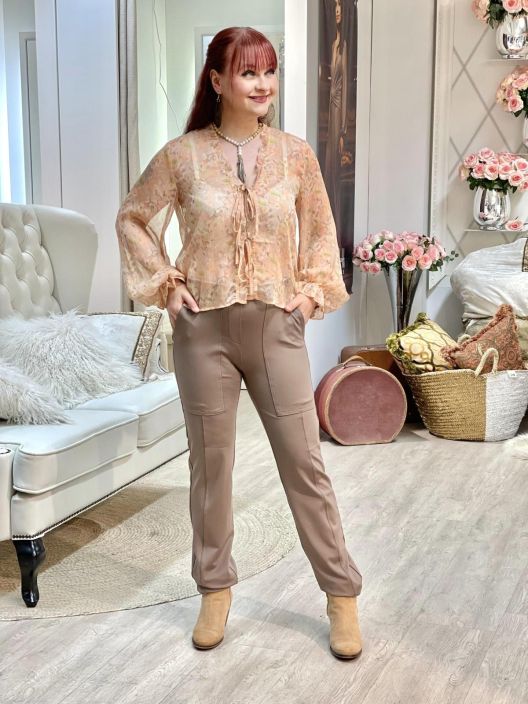 A-VIEW SifonkiJakku Flounce 4936 Sand-Peach tuotekuva 3 A-VIEW SifonkiJakku Flounce 4936 Sand-Peach tuotekuva 3