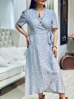 A-VIEW KietaisuMekko Peony 4461 Light Blue