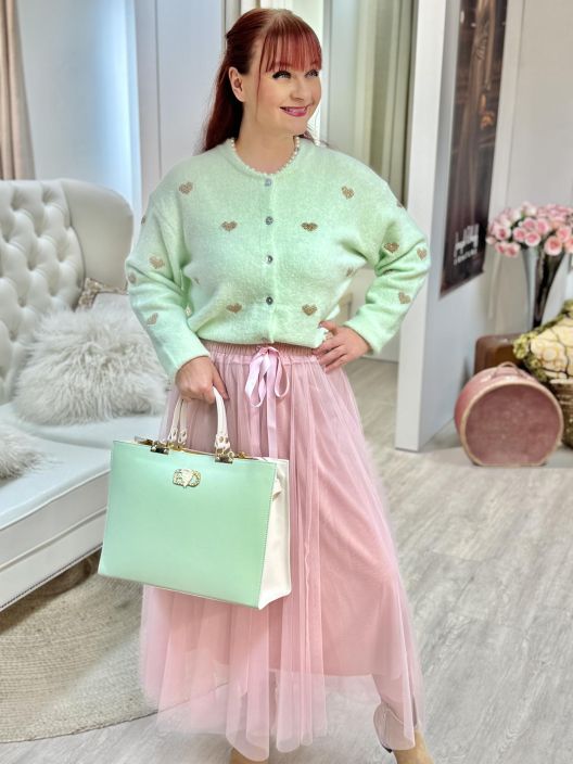 New Collection Neuletakki 7591 Kimallesydän tuotekuva 3 New Collection Neuletakki 7591 Kimallesydän tuotekuva 3