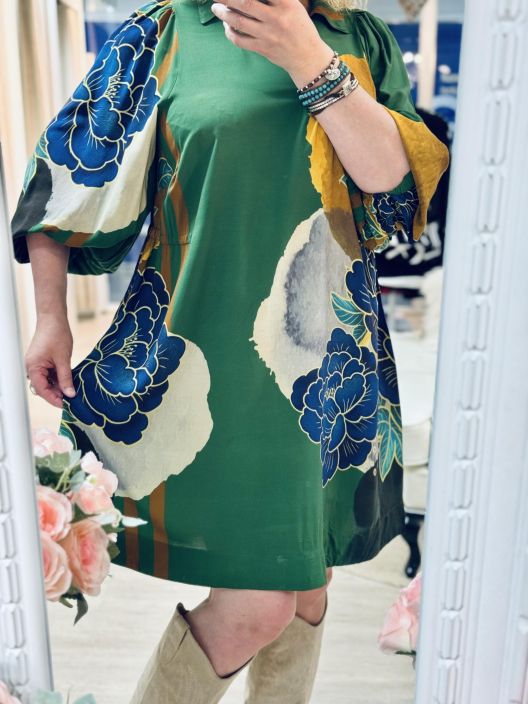 Gozzip Tunika/Mekko Camilla 256022 Green Print tuotekuva 1 Gozzip Tunika/Mekko Camilla 256022 Green Print tuotekuva 1