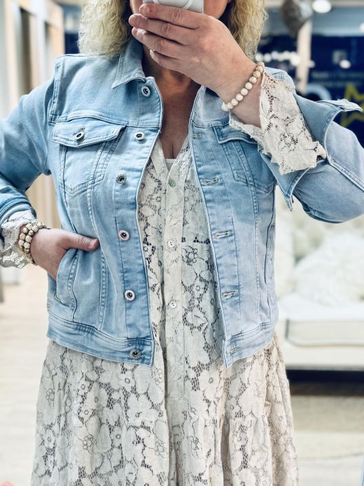 Street One Farkkujakku 212919 Light Blue tuotekuva 2 Street One Farkkujakku 212919 Light Blue tuotekuva 2