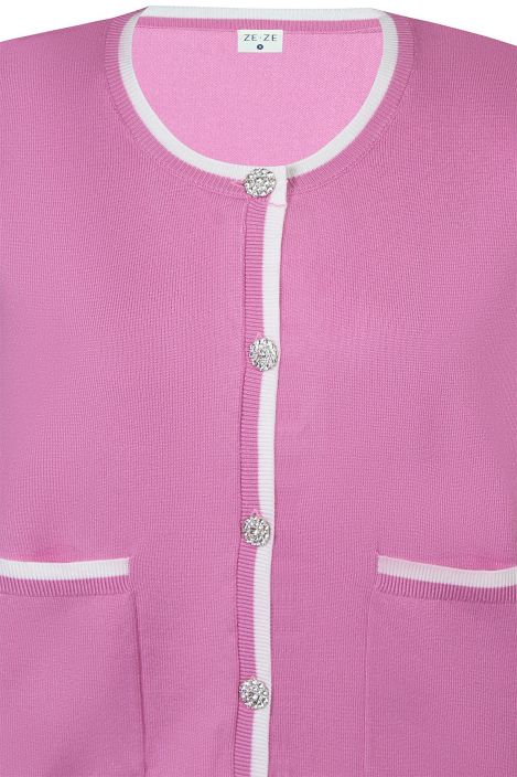 ZE-ZE Neuletakki Ciku 500994 Orchid Pink tuotekuva 4