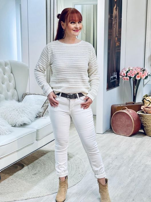 Street One PitsiNeulepusero 303820 Soft Beige tuotekuva 4