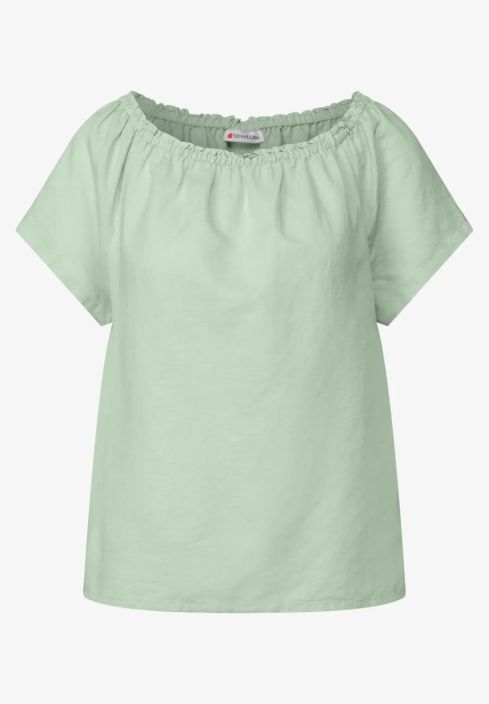 Street One PellavaPusero 345794 Soft Jade Green tuotekuva 5