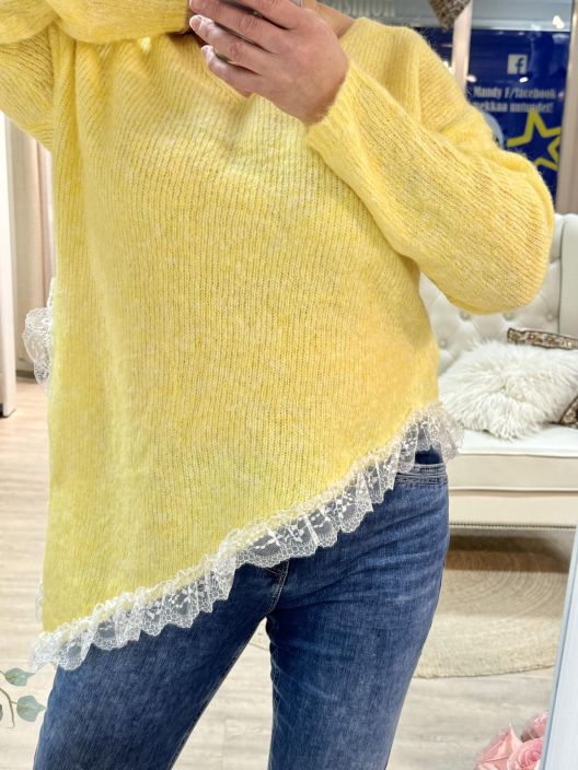 New Collection NeuleTunika/Pusero Pitsihelma 3117 tuotekuva 3 New Collection NeuleTunika/Pusero Pitsihelma 3117 tuotekuva 3